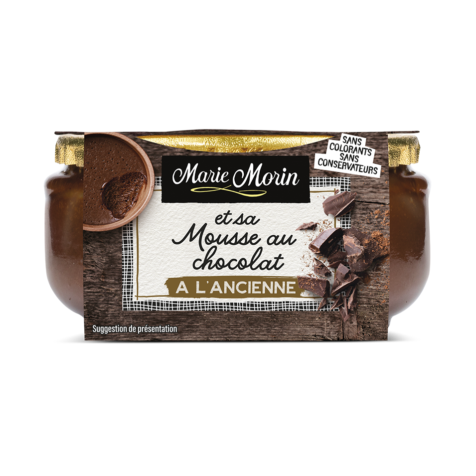 Mousse au chocolat à l&amp;#39;ancienne 100g - Marie Morin (Pro)